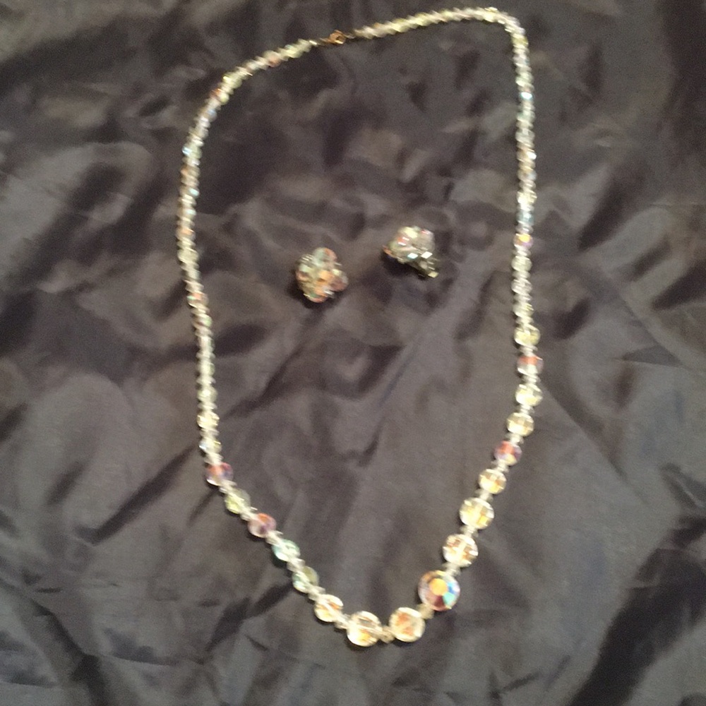 Necklace and earrings